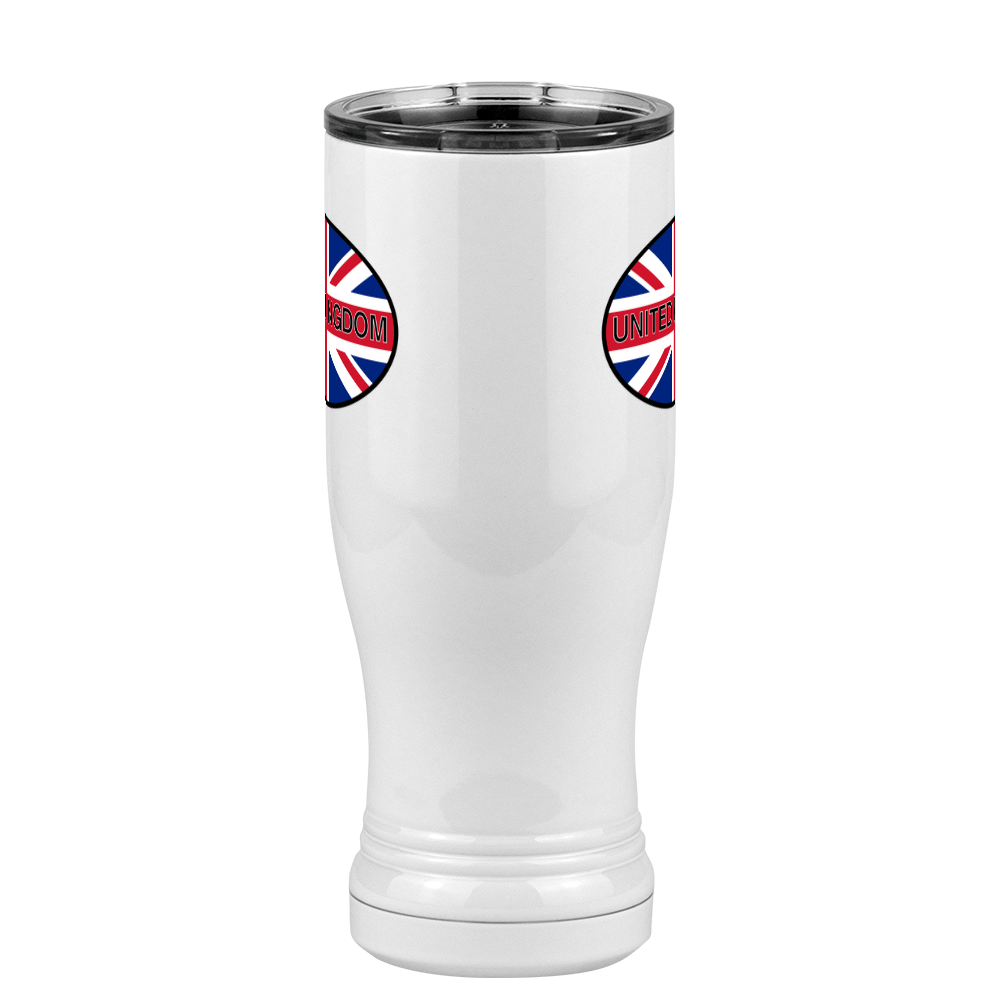 Euro Oval Pilsner Tumbler (14 oz) - United Kingdom - Front View