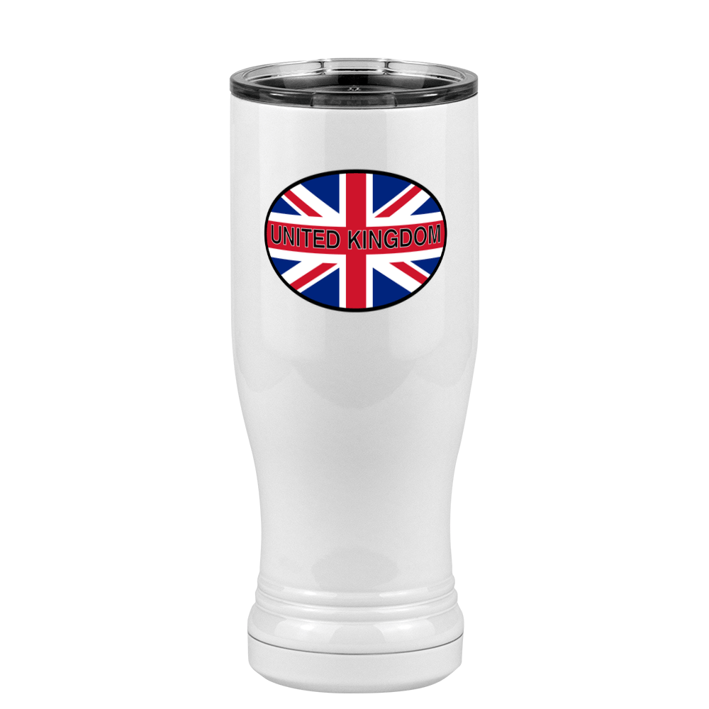 Euro Oval Pilsner Tumbler (14 oz) - United Kingdom - Left View