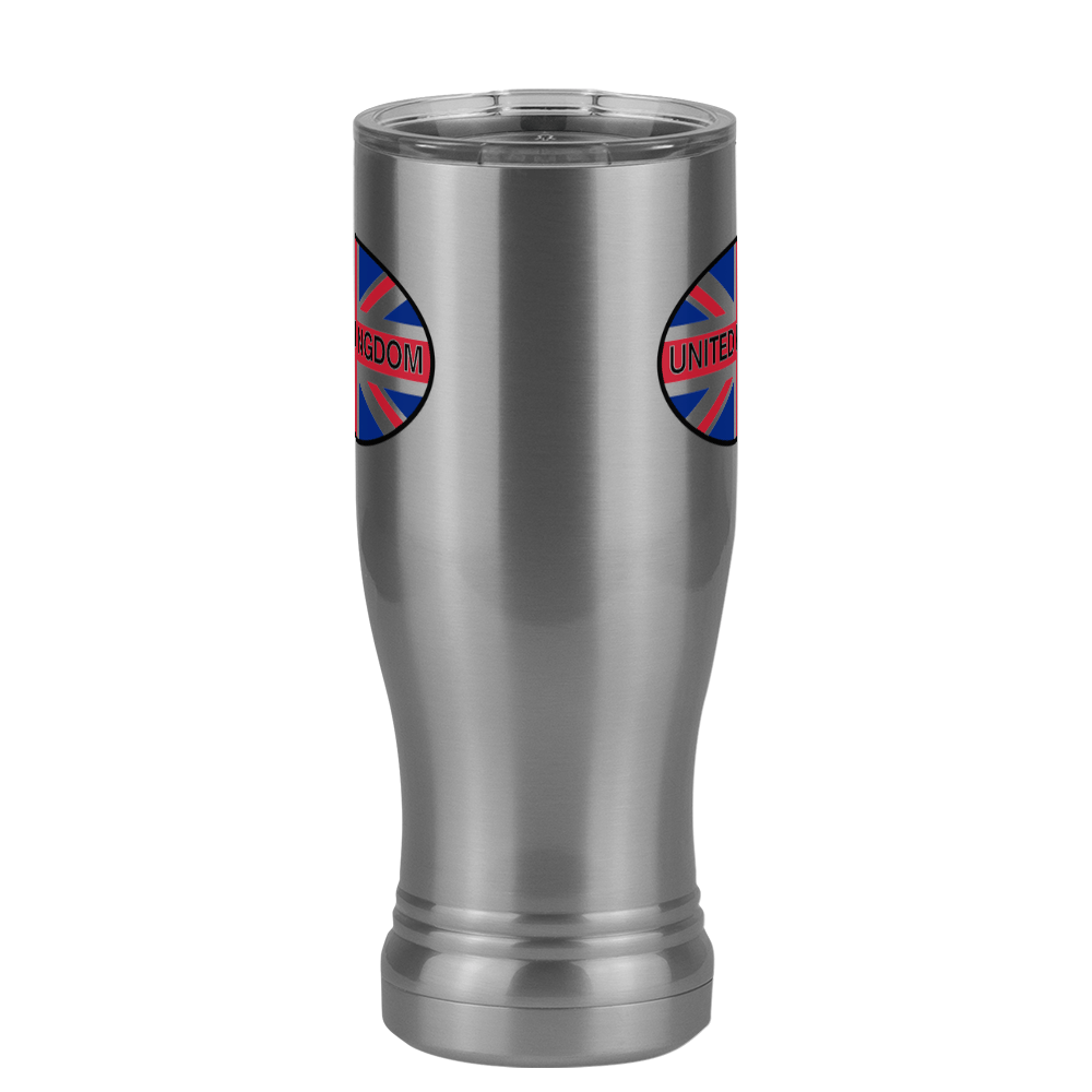 Euro Oval Pilsner Tumbler (14 oz) - United Kingdom - Front View