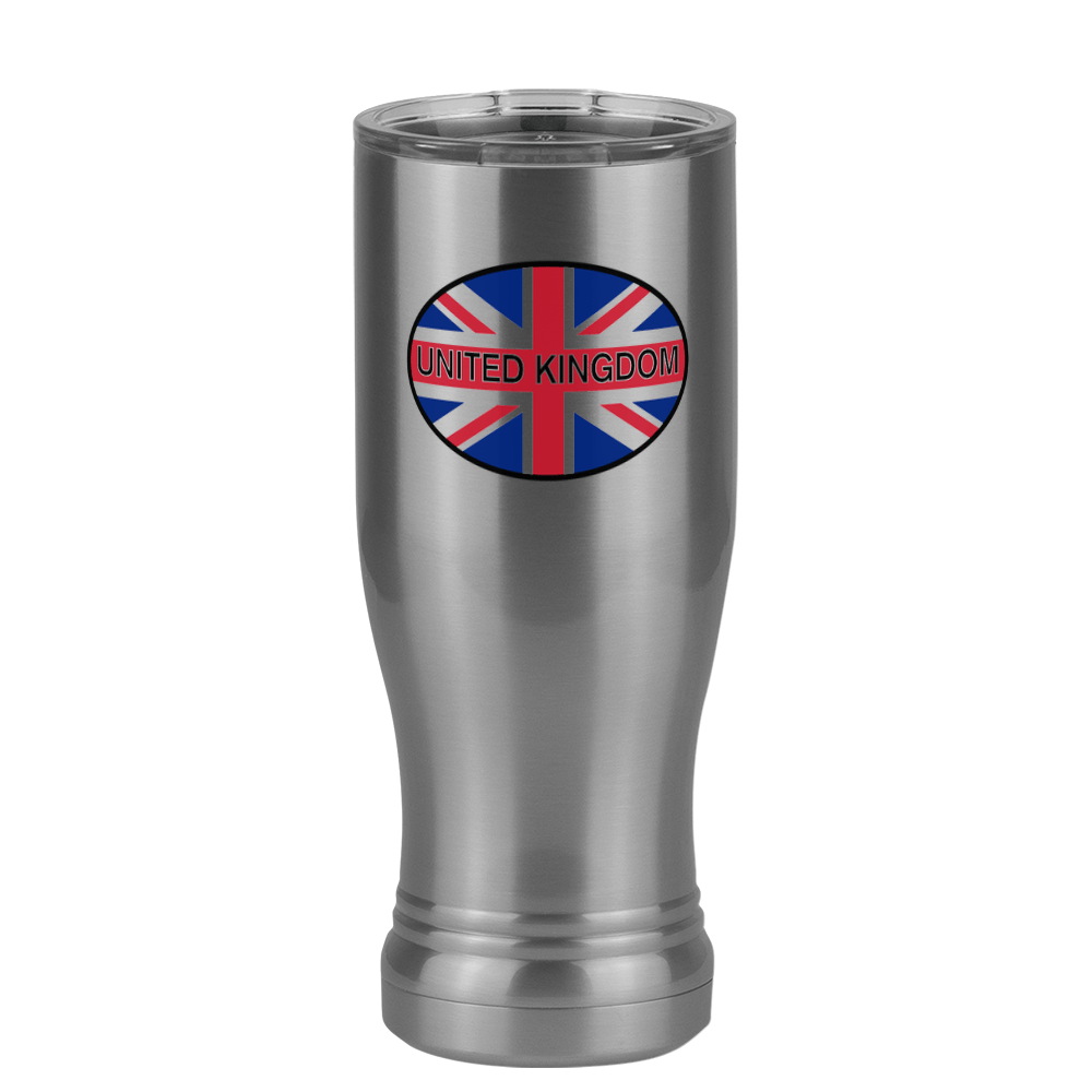 Euro Oval Pilsner Tumbler (14 oz) - United Kingdom - Left View