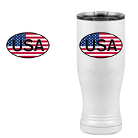 Thumbnail for Euro Oval Pilsner Tumbler (14 oz) - United States - Design View