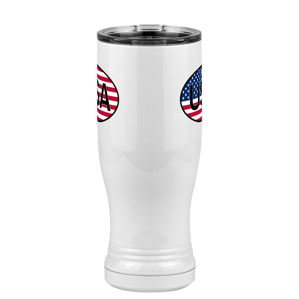 Euro Oval Pilsner Tumbler (14 oz) - United States - Front View