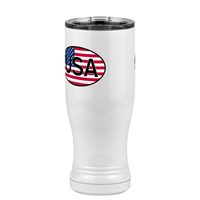 Thumbnail for Euro Oval Pilsner Tumbler (14 oz) - United States - Front Left View