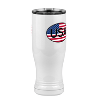 Thumbnail for Euro Oval Pilsner Tumbler (14 oz) - United States - Front Right View