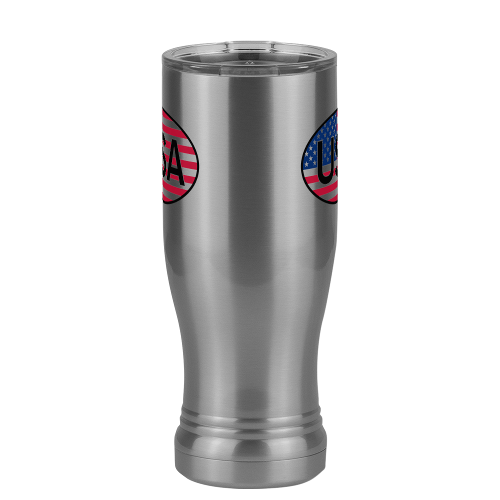 Euro Oval Pilsner Tumbler (14 oz) - United States - Front View
