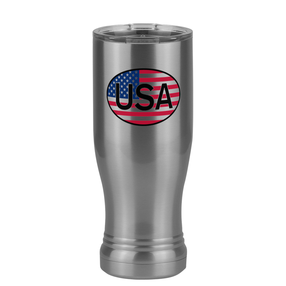 Euro Oval Pilsner Tumbler (14 oz) - United States - Left View