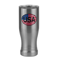 Thumbnail for Euro Oval Pilsner Tumbler (14 oz) - United States - Left View