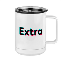 Thumbnail for Extra Coffee Mug Tumbler with Handle (15 oz) - TikTok Trends - Right View