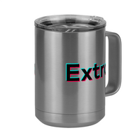 Thumbnail for Extra Coffee Mug Tumbler with Handle (15 oz) - TikTok Trends - Front Right View