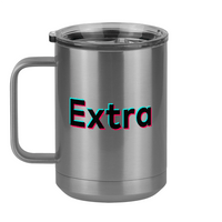 Thumbnail for Extra Coffee Mug Tumbler with Handle (15 oz) - TikTok Trends - Left View