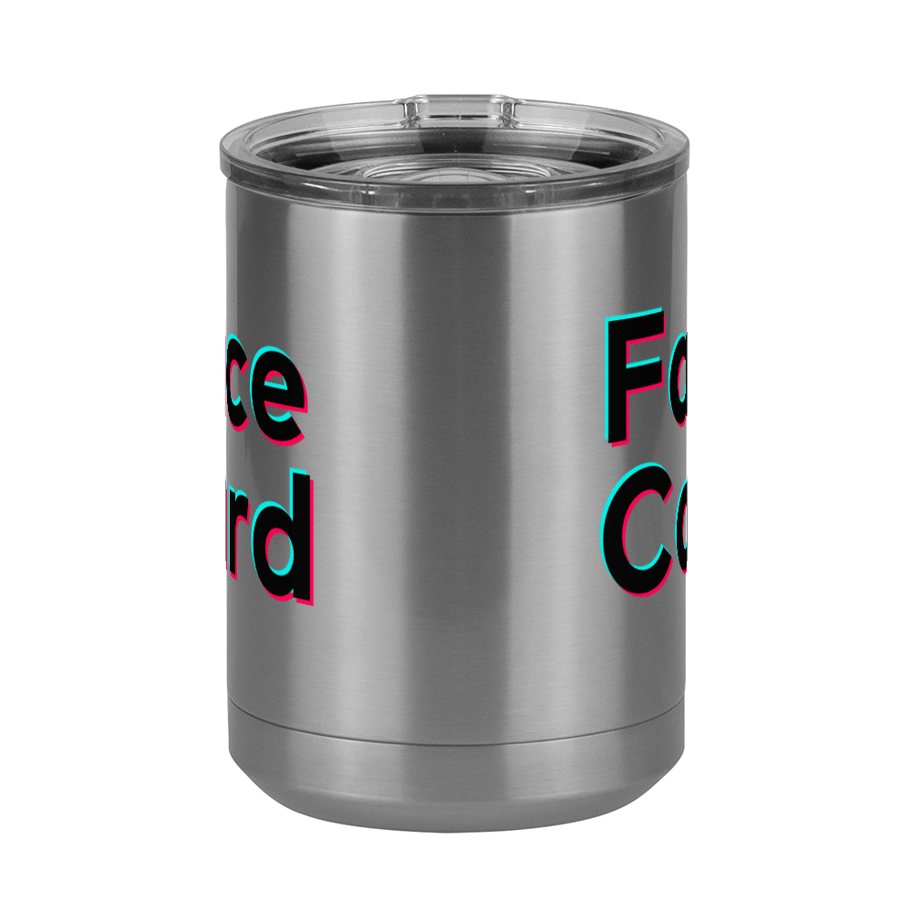 Face Card Coffee Mug Tumbler with Handle (15 oz) - TikTok Trends - Front View