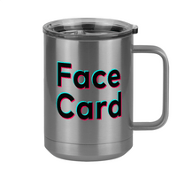 Thumbnail for Face Card Coffee Mug Tumbler with Handle (15 oz) - TikTok Trends - Right View