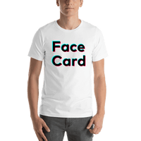 Thumbnail for Face Card T-Shirt - White - TikTok Trends - Shirt View