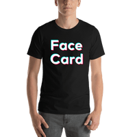 Thumbnail for Face Card T-Shirt - Black - TikTok Trends - Shirt View