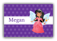 Thumbnail for Personalized Fairy Canvas Wrap & Photo Print VI - Ribbon Fairy - Black Fairy I - Front View