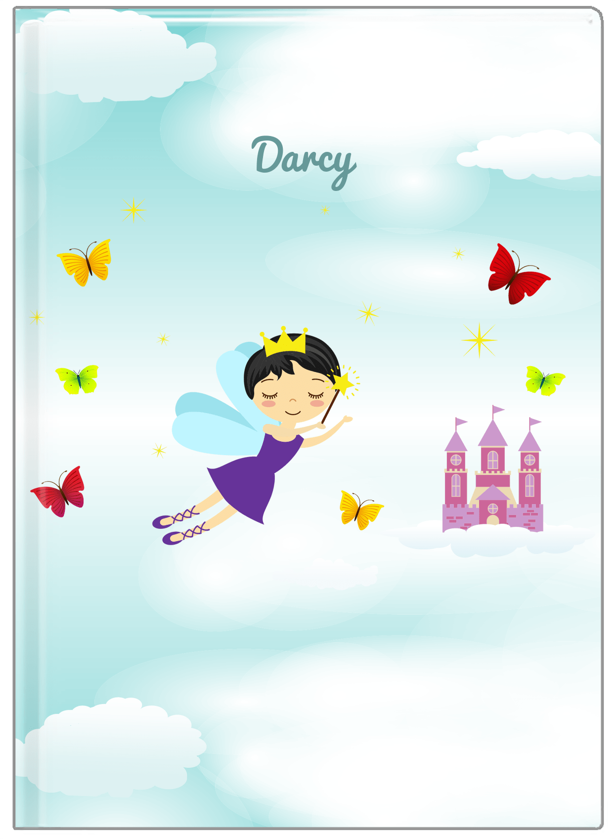 Personalized Fairy Journal III - Cloud Castle - Asian Fairy - Front View