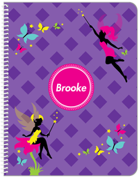 Thumbnail for Personalized Fairy Notebook IX - Diamonds - Front View