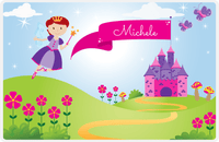Thumbnail for Personalized Fairy Placemat I - Castle Hill - Redhead Fairy -  View