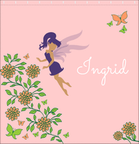 Thumbnail for Personalized Fairy Shower Curtain X - Butterfly Fairy - Pink Background - Decorate View