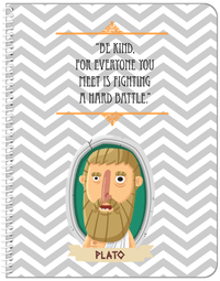 Thumbnail for Famous Quotes Notebook - Plato - Front View