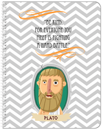 Thumbnail for Famous Quotes Notebook - Plato - Front View