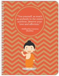 Thumbnail for Famous Quotes Notebook - Buddha - Front View