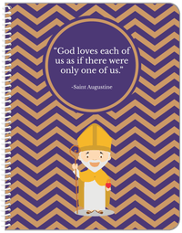 Thumbnail for Famous Quotes Notebook - Saint Augustine - Front View