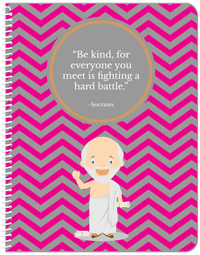 Thumbnail for Famous Quotes Notebook - Socrates - Front View