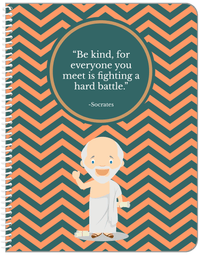 Thumbnail for Famous Quotes Notebook - Socrates - Front View