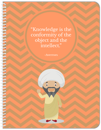 Thumbnail for Famous Quotes Notebook - Averroes - Front View