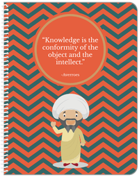 Thumbnail for Famous Quotes Notebook - Averroes - Front View