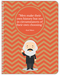 Thumbnail for Famous Quotes Notebook - Karl Marx - Front View