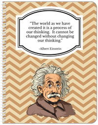 Thumbnail for Famous Quotes Notebook - Albert Einstein - Front View