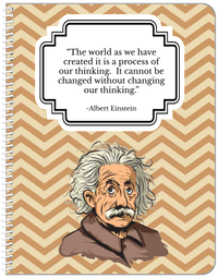 Thumbnail for Famous Quotes Notebook - Albert Einstein - Front View