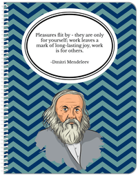 Thumbnail for Famous Quotes Notebook - Dmitri Mendeleev - Front View