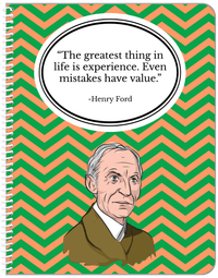 Thumbnail for Famous Quotes Notebook - Henry Ford - Front View