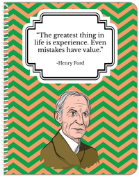 Thumbnail for Famous Quotes Notebook - Henry Ford - Front View
