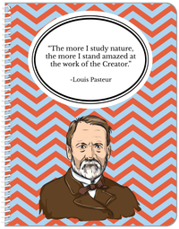 Thumbnail for Famous Quotes Notebook - Louis Pasteur - Front View