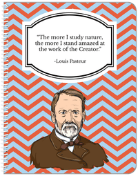 Thumbnail for Famous Quotes Notebook - Louis Pasteur - Front View
