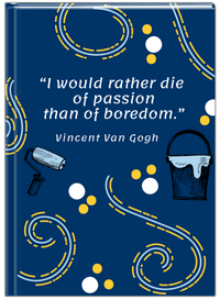 Thumbnail for Personalized Famous Quotes Journal - Vincent Van Gogh - Front View