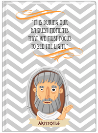 Thumbnail for Famous Quotes Journal - Aristotle - Front View