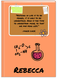 Thumbnail for Personalized Famous Quotes Journal - Marie Curie - Front View
