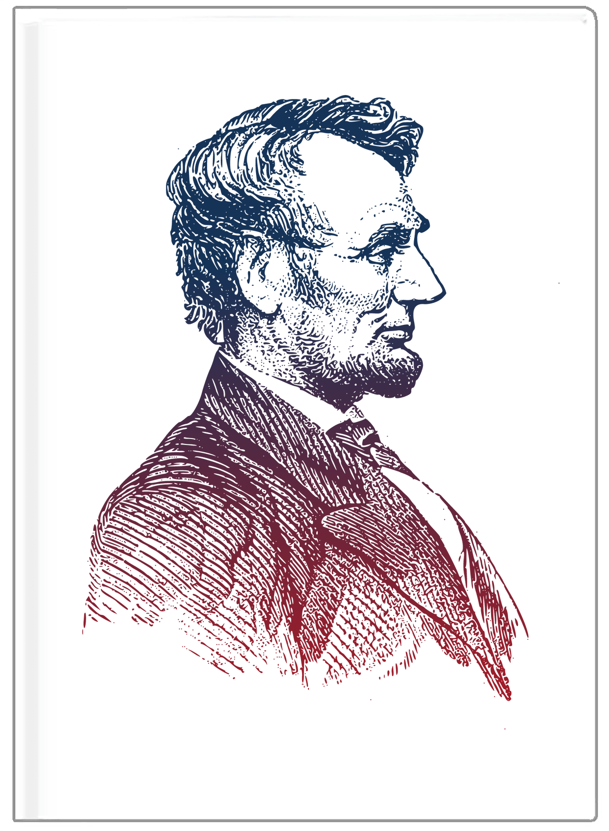 Famous Quotes Journal - Abraham Lincoln - Front View