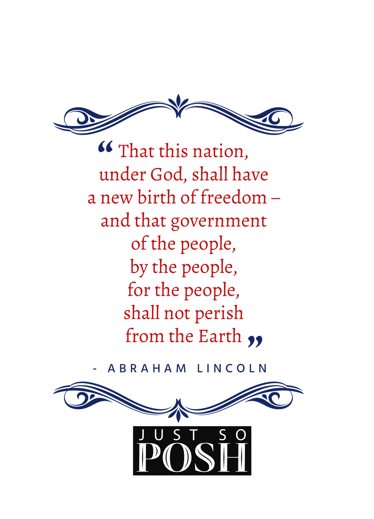 Famous Quotes Journal - Abraham Lincoln - Back View