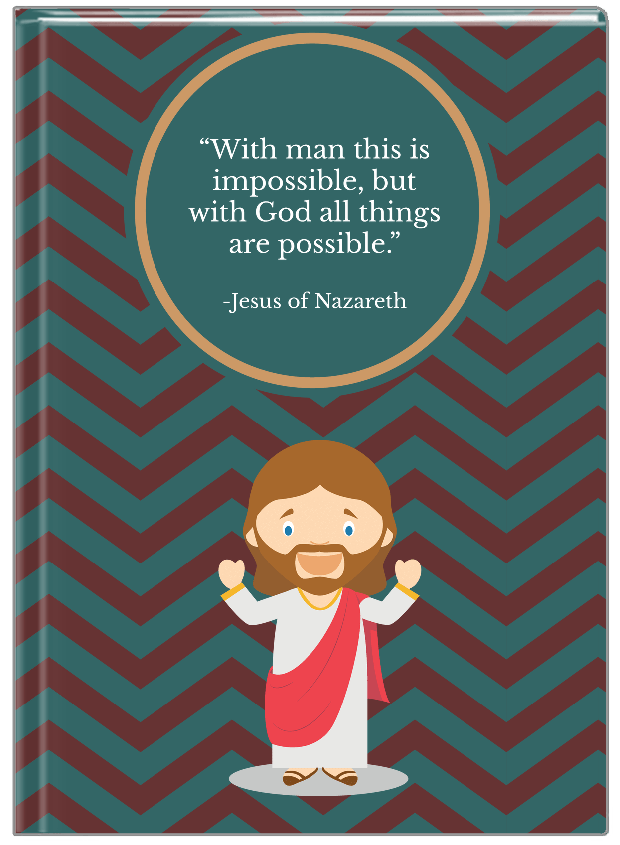 Famous Quotes Journal - Jesus of Nazareth - Front View