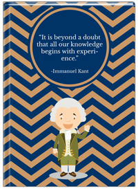 Thumbnail for Famous Quotes Journal - Immanuel Kant - Front View
