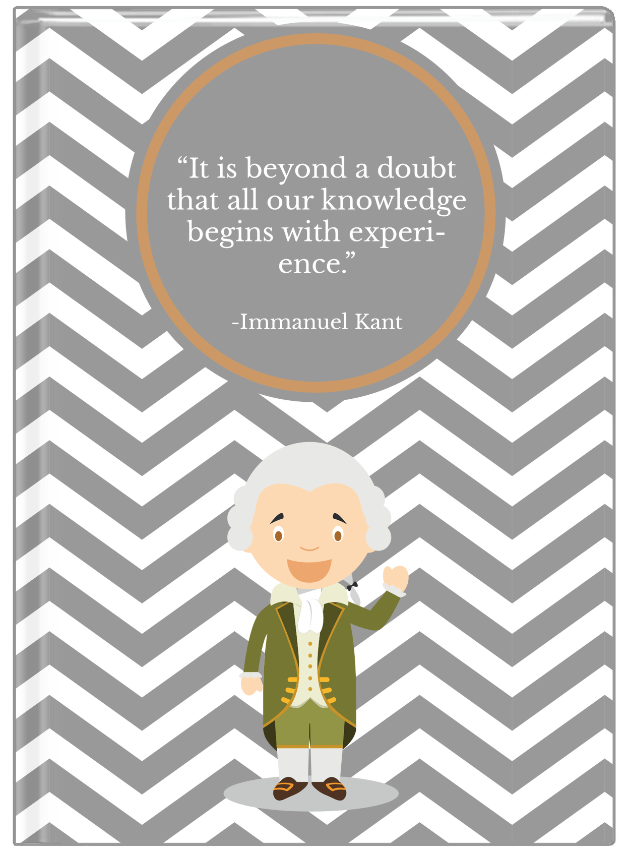 Famous Quotes Journal - Immanuel Kant - Front View