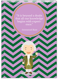 Thumbnail for Famous Quotes Journal - Immanuel Kant - Front View