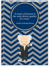Thumbnail for Famous Quotes Journal - Arthur Schopenhauer - Front View