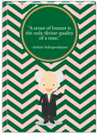 Thumbnail for Famous Quotes Journal - Arthur Schopenhauer - Front View
